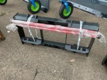 New Unused GIYI Model GY-BF47C Bale Fork Skid Loader Attachment
