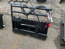 New Unused GIYI Mini Skid Loader Forks Attachment with Side Shift with 30" Forks