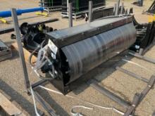 New Unused GIYI Model GY-VR59 Vibratory Roller Skid Loader Attachment, 59" Wide Roller, 69" Overall