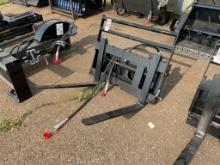 New Unused GIYI Mini Skid Loader Forks Attachment with Side Shift with 30" Forks