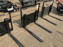 New Unused GIYI Mini Skid Loader Forks Attachment with 30" Forks