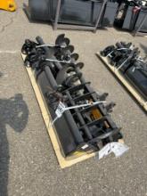 New Unused Miva 8 Pc Mini Excavator Attachment Set,