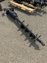 New Unused Miva 8" Auger Mini Excavator Attachment