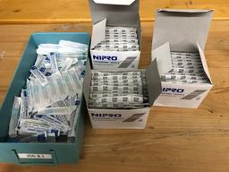 LOT OF 398 NEW HYPODERMIC NEEDLES