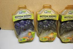 LOT OF NEW G-PAD PRO MOTION SENSING PC GAME CONTROLLERS