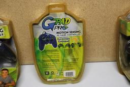 LOT OF NEW G-PAD PRO MOTION SENSING PC GAME CONTROLLERS