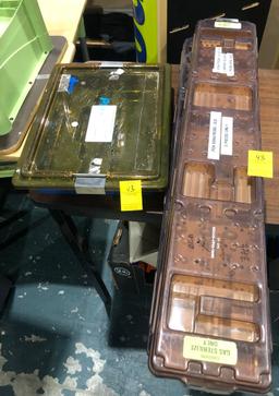 LOT OF 3 MEDICAL INSTRUMENT TRAYS