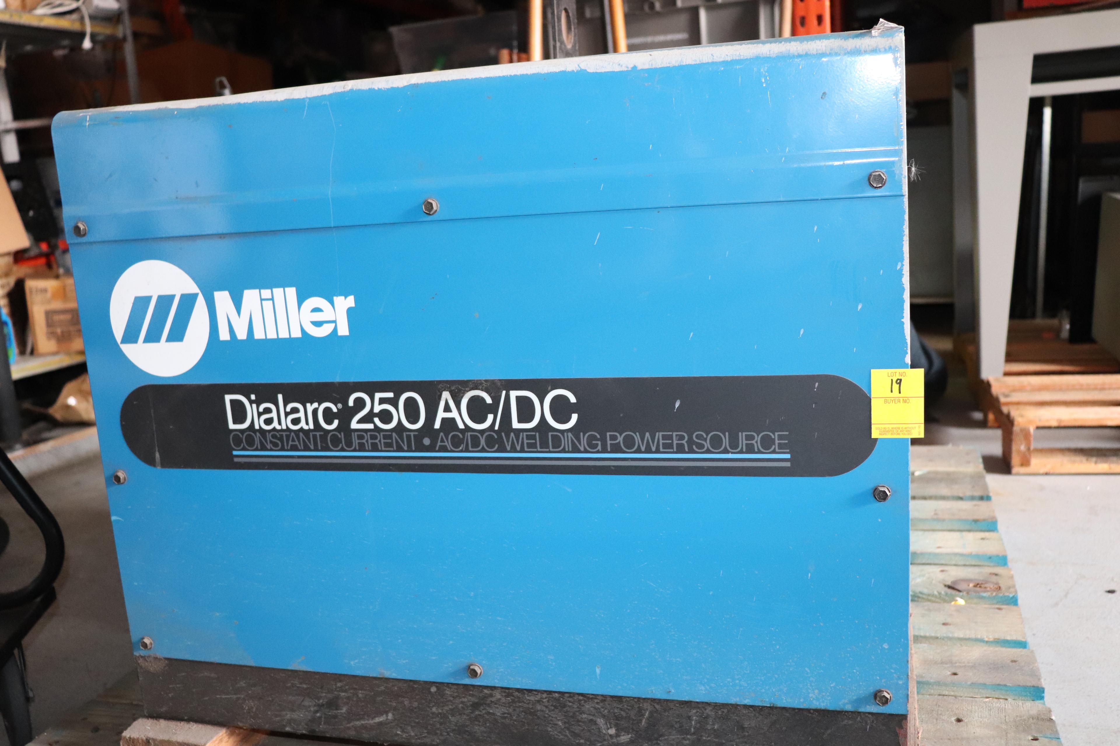 Miller Dialarc 250 AC/DC (Power Supply Cord is cut off)