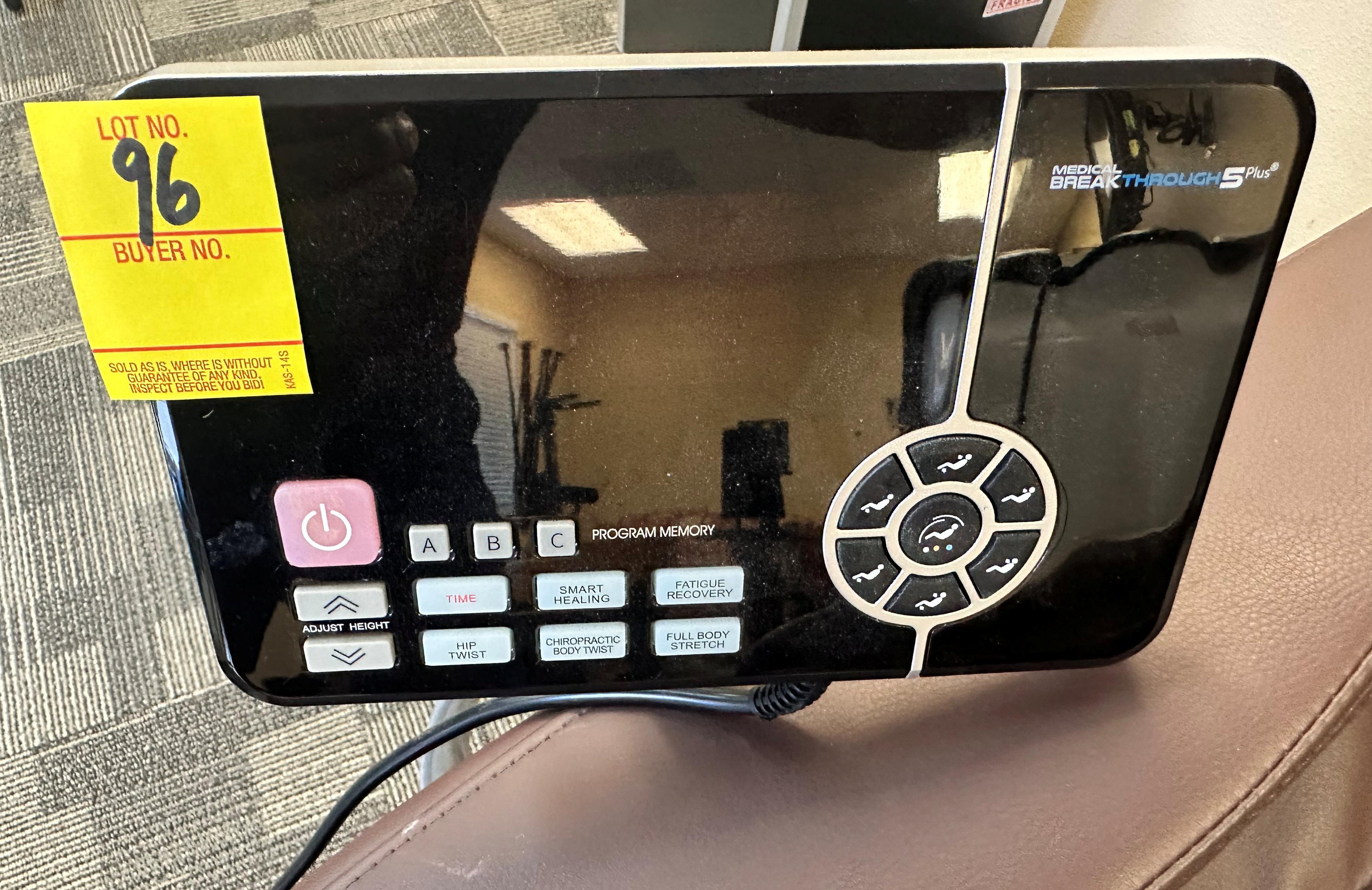 BREAKTHROUGH 5 PLUS MASSAGE CHAIR