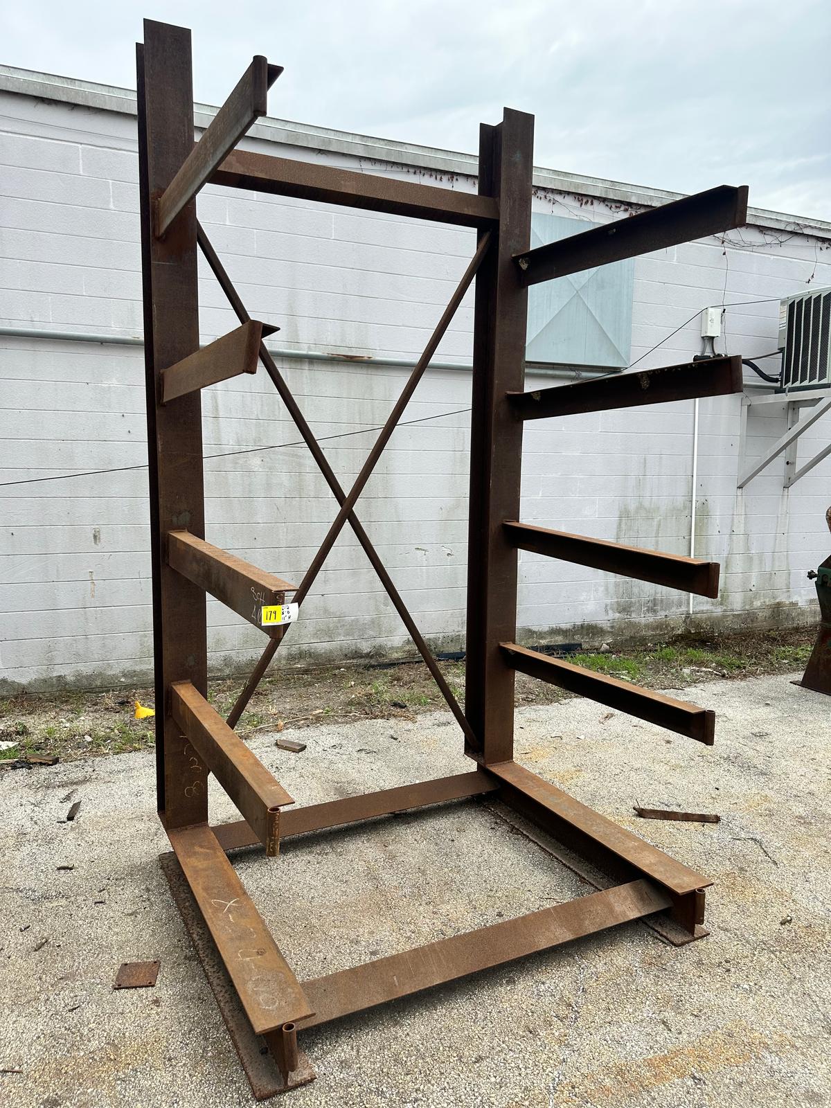 METAL RACK (6'W  X  5'L  X  11'H)