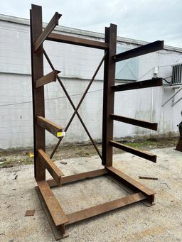 METAL RACK (6'W  X  5'L  X  11'H)