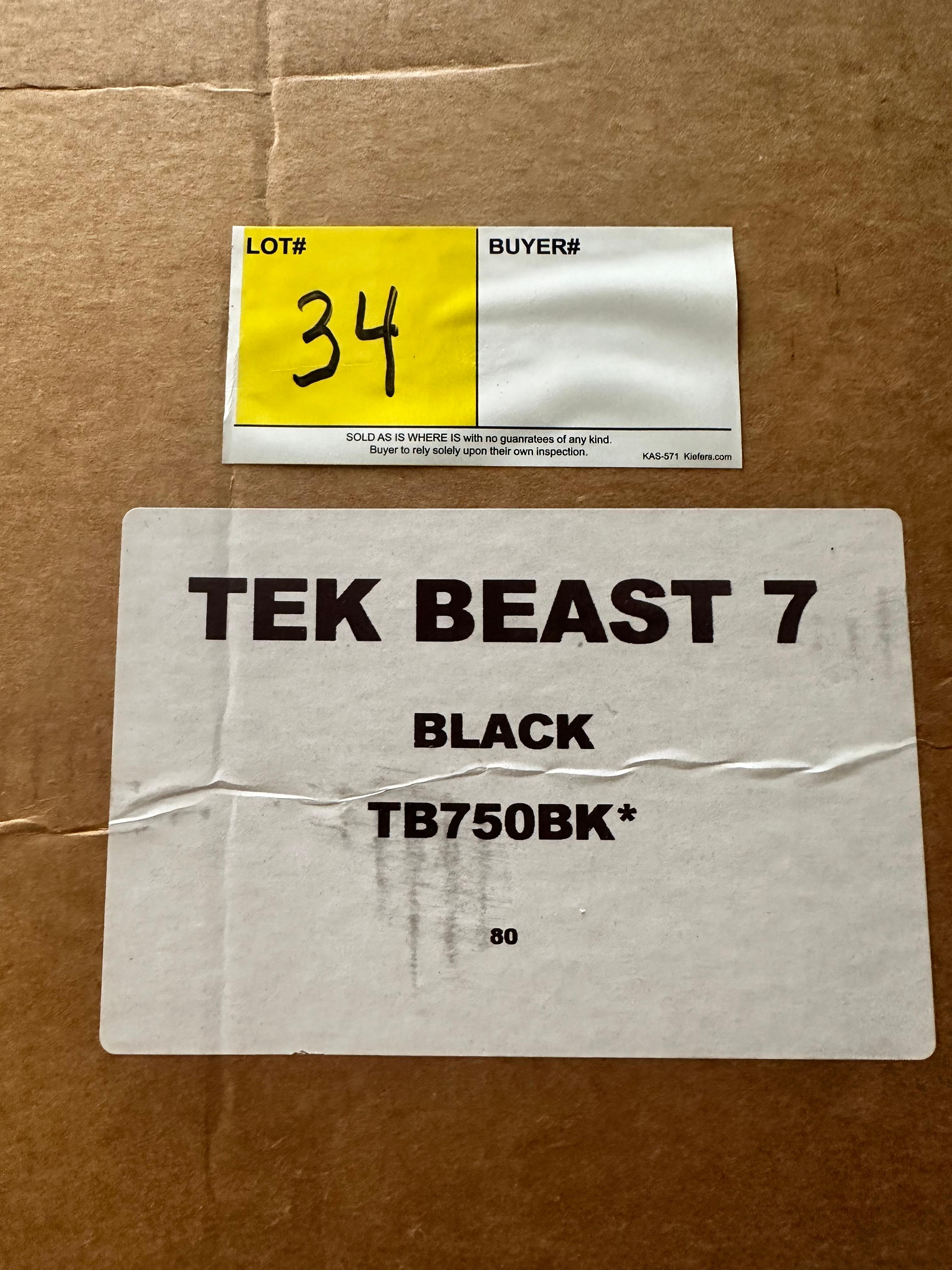 E-TEK BEAST 7, MODEL: TB750BK, COLOR: BLACK