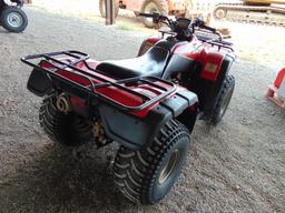 2001 Honda Rancher ES 350 4 Wheeler, 2wd, electronic shift, (Bill of Sale)