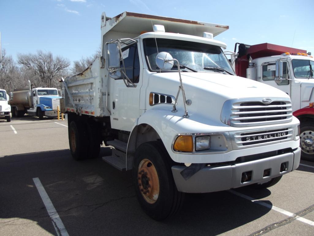 2005 Sterling S/A Dump Truck, s/n 2fzacgdc65av00591, cat c7 eng, auto trans, od reads 107057 miles