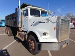 1987 Freightliner FLC T/A Dump Truck, s/n 1fuyycy88hh303701, cummins eng, 9 spd trans, od reads
