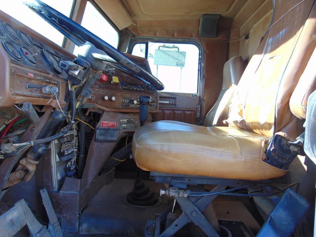1987 Freightliner FLC T/A Dump Truck, s/n 1fuyycy88hh303701, cummins eng, 9 spd trans, od reads