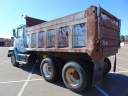 1988 Freightliner T/A Dump Truck, s/n 1fx11yb4jh406776, cummins eng, auto trans, od reads 169600