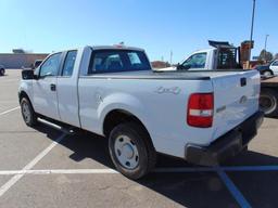 2008 Ford F150 4x4 Extcab Pickup, s/n 1ftpx14v58fb53956, v8 gas eng, auto trans, od reads 177355