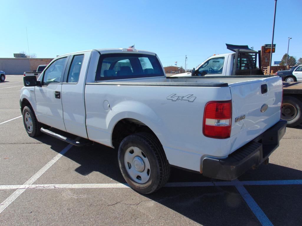 2008 Ford F150 4x4 Extcab Pickup, s/n 1ftpx14v58fb53956, v8 gas eng, auto trans, od reads 177355