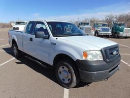 2008 Ford F150 4x4 Extcab Pickup, s/n 1ftpx14v58fb53956, v8 gas eng, auto trans, od reads 177355