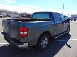 2007 Ford F150 Crewcab Pickup, s/n 1ftrw12w57kc70983, v8 gas eng, auto trans , od reads 130751 miles