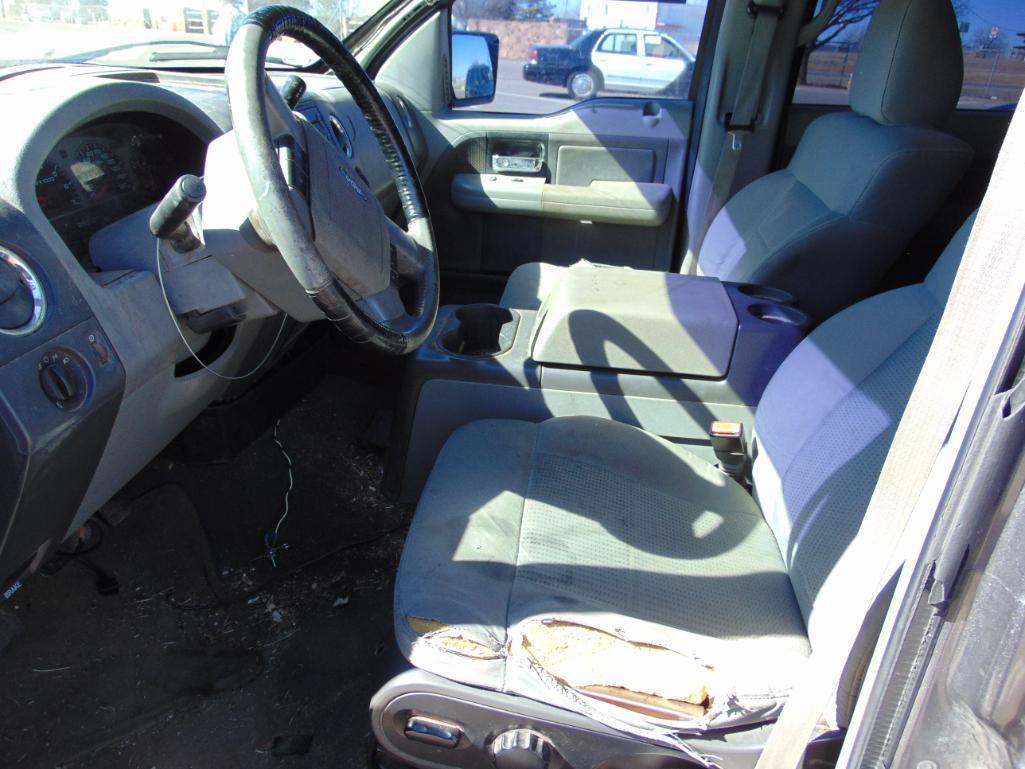 2007 Ford F150 Crewcab Pickup, s/n 1ftrw12w57kc70983, v8 gas eng, auto trans , od reads 130751 miles