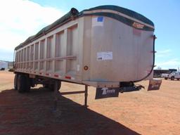 1998 Travis 30' T/A End Dump Trailer, s/n 1t91f3022w1247393, a/r
