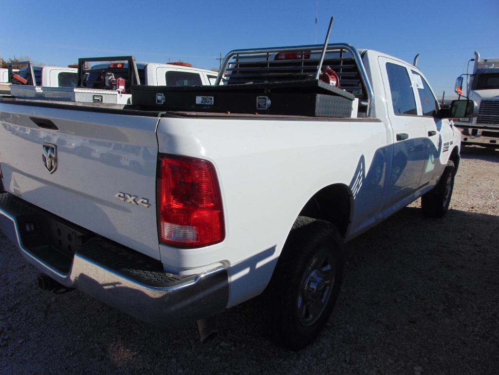 2018 Dodge Ram 2500 Crewcab 4x4 Pickup, s/n 3c6ur5cj8jg329901, cummins eng, auto trans, od reads