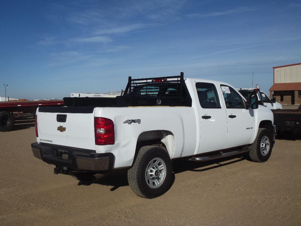 2013 Chevy 3500 Crewcab 4x4 Pickup, s/n 1gc4kzcgxdf224629, v8 gas eng, auto trans, od reads 167845