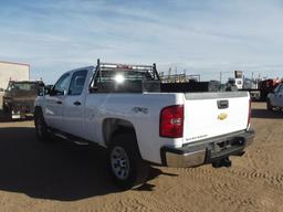 2013 Chevy 3500 Crewcab 4x4 Pickup, s/n 1gc4kzcgxdf224629, v8 gas eng, auto trans, od reads 167845