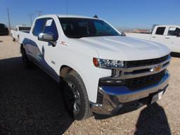 2020 Chevy Silverado 1500 Crewcab Z71 Pickup, s/n 1gcuydedxlz192279, v8 eng, auto trans, od reads