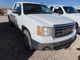 2012 GMC Sierra 1500 Z71 Extcab 4x4 Pickup, s/n 1gtr2ve77cz239386, v8 eng, auto trans, od reads