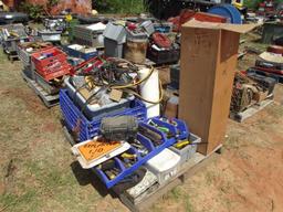 PALLET OF ASSORTED SHOP ITEMS LOCATED IN YARD 2