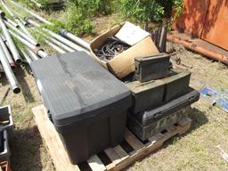 PALLET OF ASSORTED SHOP ITEMS LOCATED IN YARD 2