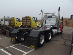 2015 IHC LONESTAR T/A TRUCK TRACTOR, S/N 3HSCXAPR8FN697184, 500 CUMMINS, 18 SPD TRANS, OD READS