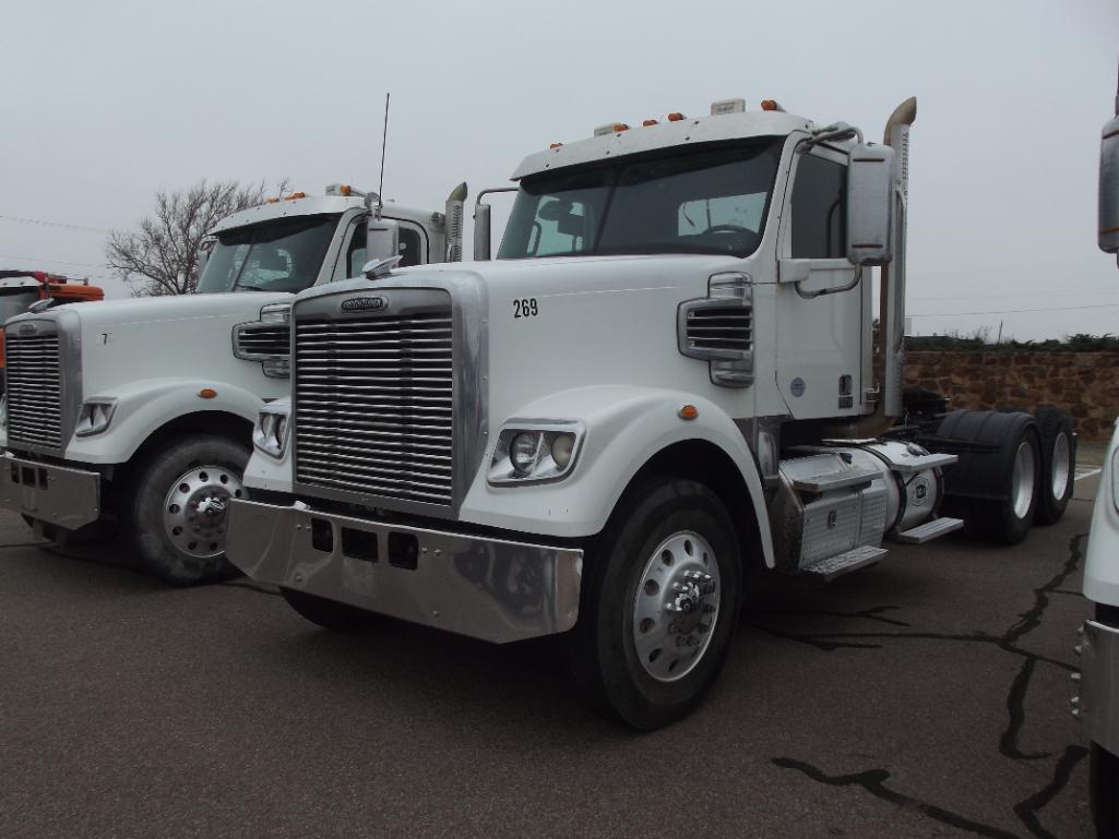 2015 FREIGHTLINER 122SD T/A TRUCK TRACTOR, S/N 3AKJGNDV2FDGR0803, DETROIT ENG, 10 SPD TRANS, OD