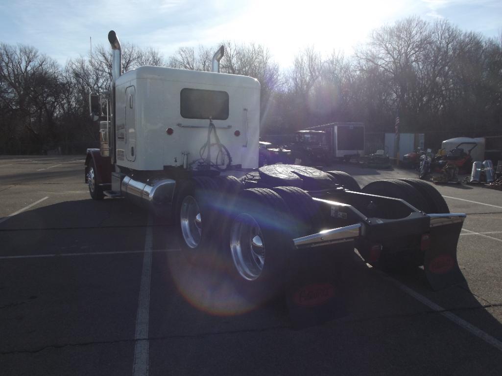 2013 PETERBILT 389 T/A TRUCK TRACTOR, S/N 1XPXD49X1DD209934, 525 HP ISX ENG, 18 SPD TRANS, OD READS
