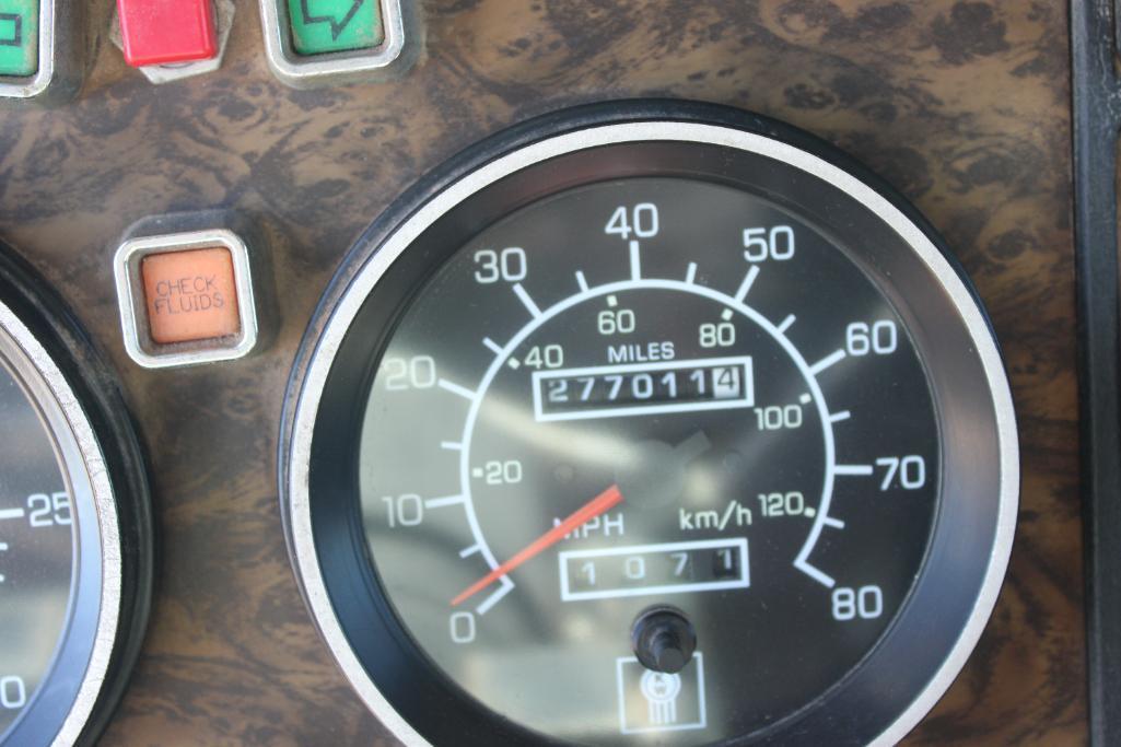 1996 KENWORTH T800 T/A TRUCK TRACTOR,...1XKDD69X3TJ664773, CUMMINS N14 ENG, 10 SPD TRANS, OD READS