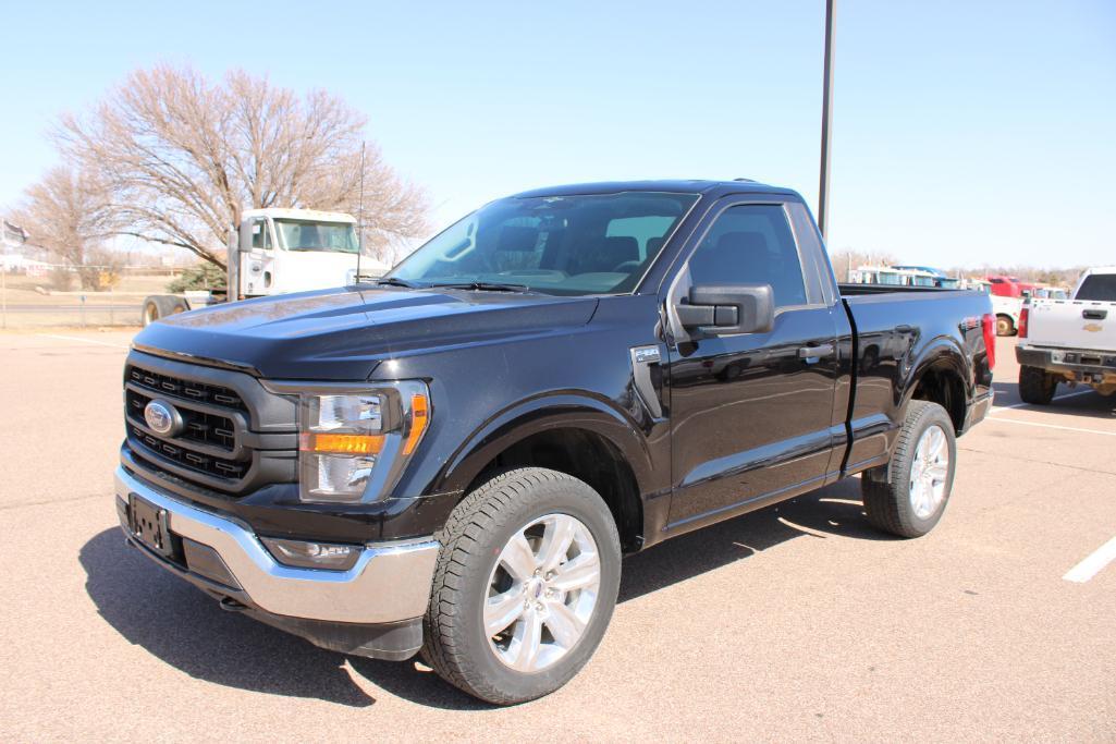 2023 FORD F150 4X4 PICKUP, S/N 1FTMF1EP9PKD55646, V8, AUTO TRANS, OD READS 5452 MILES