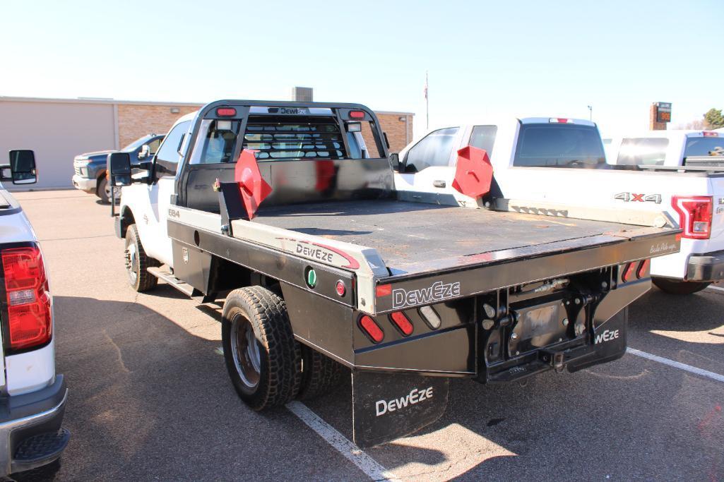 2016 FORD F350 4X4 FLATBED , S/N...1F0RF3HT50EA55977, PWR STROKE ENG, AUTO TRAND, OD READS 111637