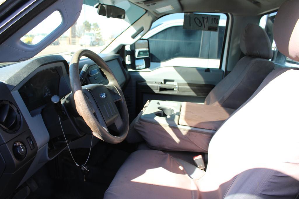 2016 FORD F350 4X4 FLATBED , S/N...1F0RF3HT50EA55977, PWR STROKE ENG, AUTO TRAND, OD READS 111637