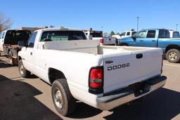 2002 DODGE 2500 PICKUP, S/N 3B7KC26ZX2M300419, V8, AUTO