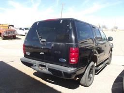 2002 FORD EXPEDITION 4X4 SUV, S/N 1FMPU16LB00031, V8, AUTO TRANS, OD READS 228111 MILES