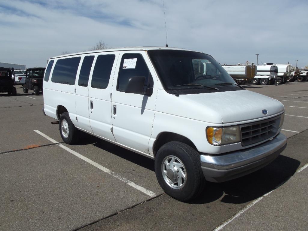 1996 FORD CLUB WAGON VAN, S/N 1FBJS3186T8B01493, V8, AUTO TRANS, OD READS 158127 MILES...