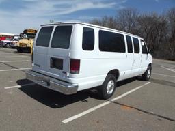 1996 FORD CLUB WAGON VAN, S/N 1FBJS3186T8B01493, V8, AUTO TRANS, OD READS 158127 MILES...
