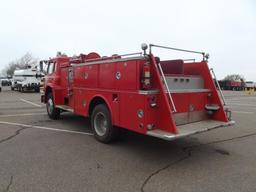 1974 IHC CARGOSTAR 1950B BOARDMAN FIRE TRUCK, S/N 22795DCA17310, DIESEL ENG, 5 SPD TRANS, OD READS