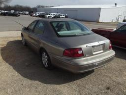 2002 MERCURY SABLE CAR, S/N 1MEFM50U82A643948, BILL OF SALE, PARTS ONLY ,DOES NOT RUN