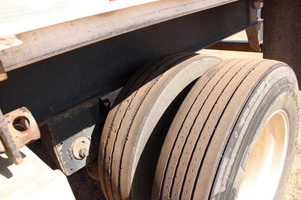 2018 UTILITY FLATBED SPREADAXLE TRAILER, S/N 1UFS2486J5396019, 102/48, DUEL TOOLBOXES