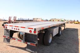 2018 UTILITY FLATBED SPREADAXLE TRAILER, S/N 1UFS2486J5396019, 102/48, DUEL TOOLBOXES