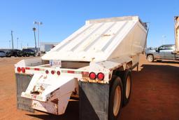 2012 MANAC...T/A SINGLEGATE BELLY DUMP ROCK TRAILER, S/N 5MC11402XDP015273